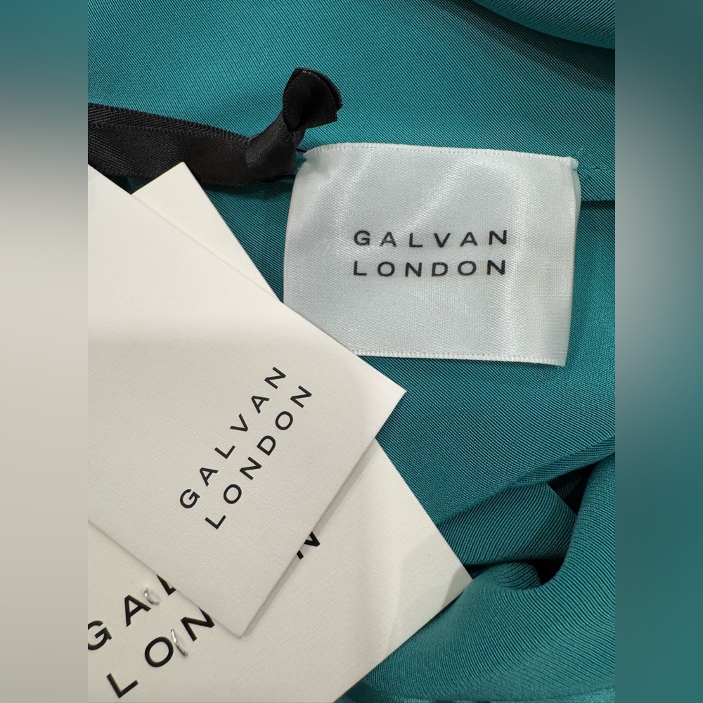 Galvan London Sienna satin midi dress - Picture 8 of 12